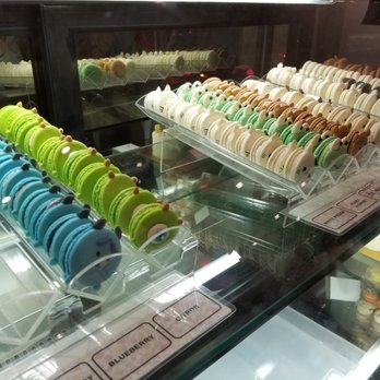 Daan Go Cake Lab - Display of DaanGo's cartoon macarons. - Desserts Near Me - Toronto, Ontario