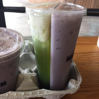 Milk Run - Honeydew and Taro Milk Tea with boba - Coffee & Tea Near Me - Phoenix, Arizona
