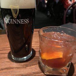 Guinness and an old fashion