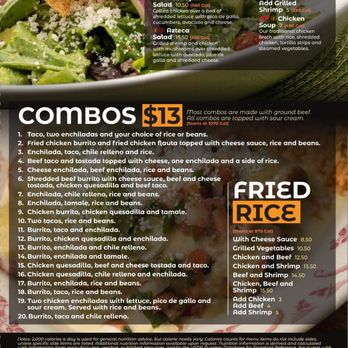 Plaza Azteca - a menu for a mexican restaurant - Mexican Near Me - Norfolk, Virginia