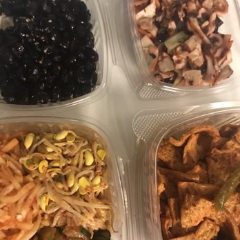 Han's Oriental Supermarket - View from above (from top to bottom) seasoned black beans, squid salad, bibimbop mix, and fish cakes - International Grocery Near Me - Syracuse, New York Han's Oriental Supermarket - View from above (from top to bottom) seasoned black beans, squid salad, bibimbop mix, and fish cakes - International Grocery Near Me - Syracuse, New York