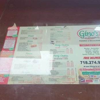 Gino's Pizzeria - Pizza Near Me - Astoria, New York