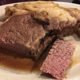 "Medium rare". large prime rib