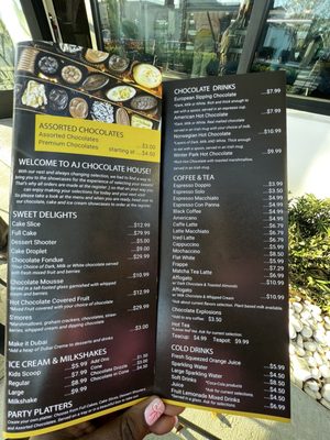Menu photo 1 AJ Chocolate House New Smyrna Beach, FL Menu photo 1 AJ Chocolate House New Smyrna Beach, FL