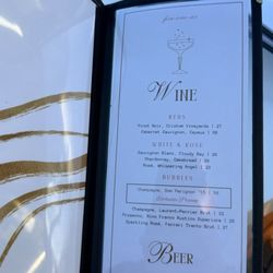 Five-One-Six - Wine & Beer Menu