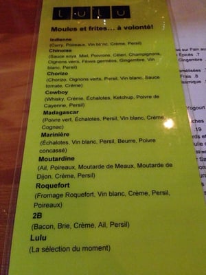 Menu photo 7 Lulu Bistro Boucherville, QC