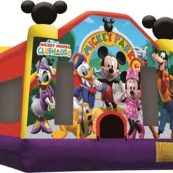 Fun N Fit Inflatables - Mickey Park Bounce House (moonwalk)