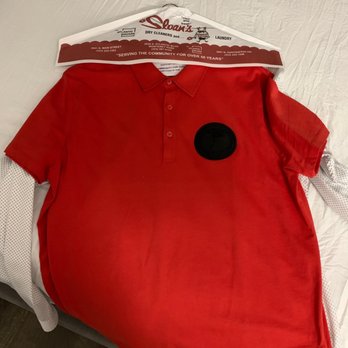 Sloans Dry Cleaners - They sprayed bleach on my Versace shirt you see the little whit mark - Dry Cleaning Near Me - Monterey Park, California