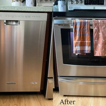 Mess Bee Gone 808 - Dishwasher and oven after picture. - Home Cleaning Near Me Mess Bee Gone 808 - Dishwasher and oven after picture. - Home Cleaning Near Me