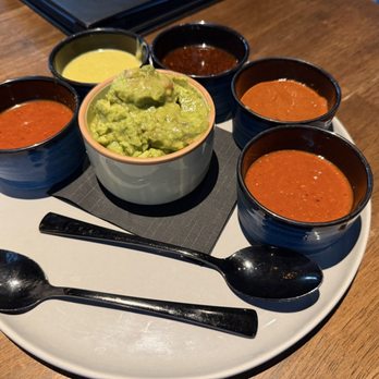 Ta'Chingon - 5 Salsa Sampler (flight) - Mexican Near Me - Las Vegas, Nevada