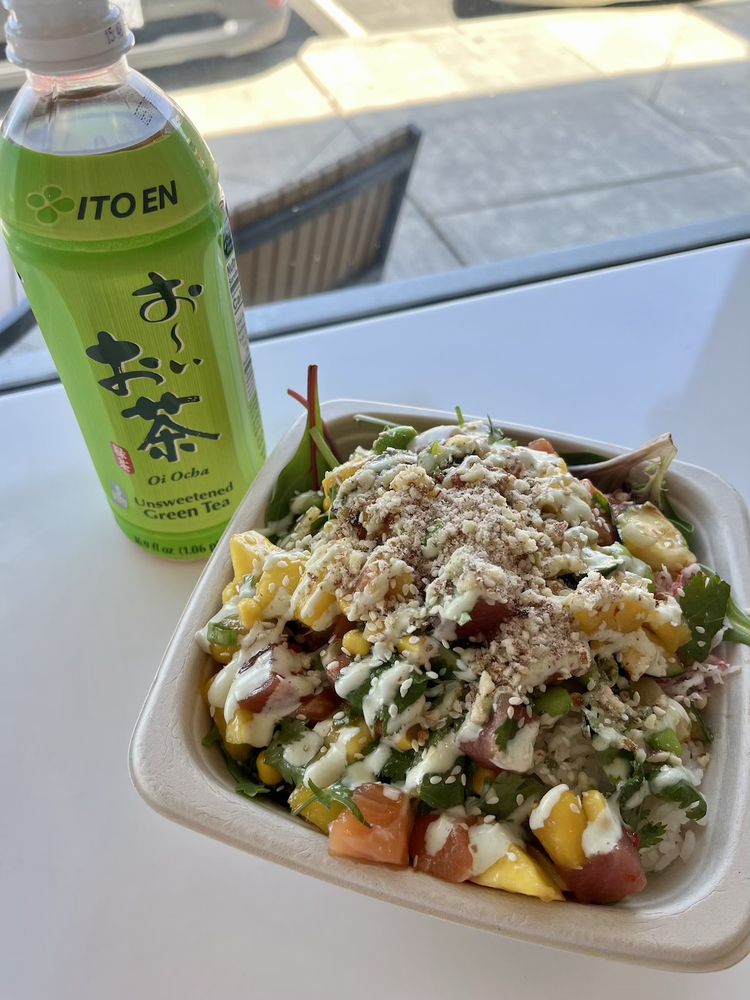 Food from Poke Bar