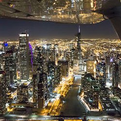 Stick & Rudder Flying Club - Night flight down the lakeshore