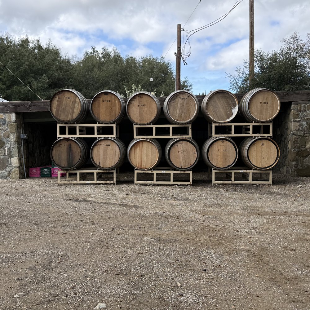 Vega Vineyard and Farm - wine barrels - Wineries Near Me - Buellton, California