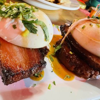 Werewolf - Pork Belly Benedict - Breakfast & Brunch Near Me - San Diego, California Werewolf - Pork Belly Benedict - Breakfast & Brunch Near Me - San Diego, California