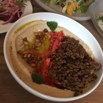 Zaytinya - Ground lamb, pine nuts, hummus. So good!! - Greek Near Me - Washington, DC, District of Columbia Zaytinya - Ground lamb, pine nuts, hummus. So good!! - Greek Near Me - Washington, DC, District of Columbia