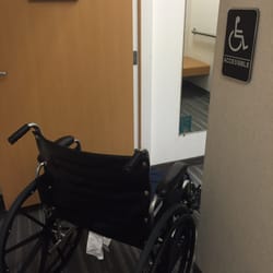 Maurices - Why would you put the wheelchair dressing room all the way in the back of the dressing rooms. FYI look it doesn't fit.