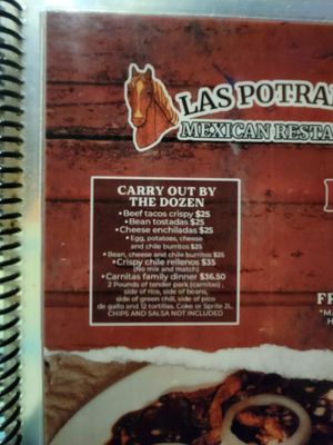 Menu photo 7 Las Potrancas Mexican Restaurant - Arvada Arvada, CO Menu photo 7 Las Potrancas Mexican Restaurant - Arvada Arvada, CO