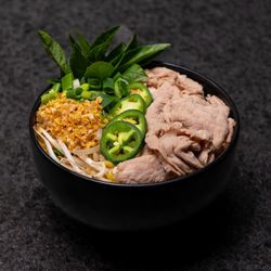 Slurp - Pho-your choice of protein in a pork bone broth