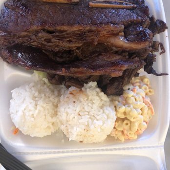 Maui Hawaii Barbeque - Kalbi ribs and Teri beef with Mac salad and rice - Barbeque Near Me - Lake Elsinore, California Maui Hawaii Barbeque - Kalbi ribs and Teri beef with Mac salad and rice - Barbeque Near Me - Lake Elsinore, California