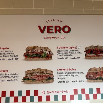 Vero Italian Sandwich - Menu - Italian Near Me - Toronto, Ontario Vero Italian Sandwich - Menu - Italian Near Me - Toronto, Ontario