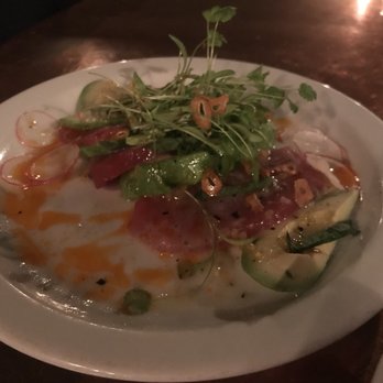 Ember - Ahi Tuna Crudo - New American Near Me - Arroyo Grande, California