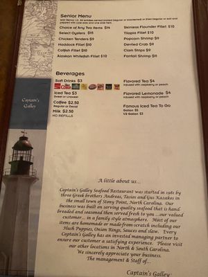 Menu photo 3 Captains Galley Dandridge, TN