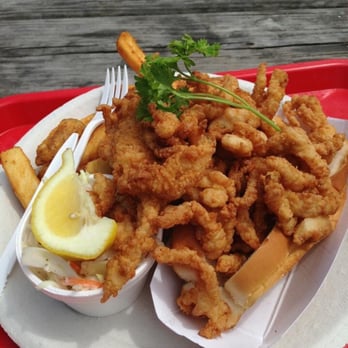Flo's Clam Shack - Clam roll, fries and slaw. So crazy delicious. - Seafood Near Me - Middletown, Rhode Island Flo's Clam Shack - Clam roll, fries and slaw. So crazy delicious. - Seafood Near Me - Middletown, Rhode Island