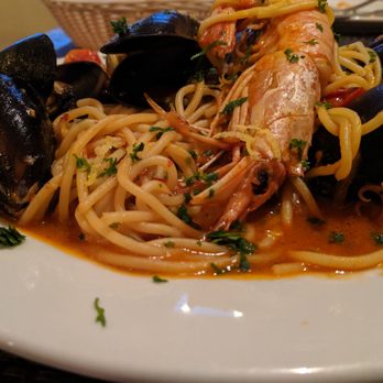 Oltre Mare - Spaghetti pescatora. Seafood pasta - Italian Near Me - San Diego, California Oltre Mare - Spaghetti pescatora. Seafood pasta - Italian Near Me - San Diego, California