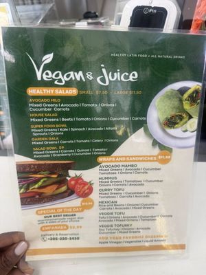 Menu photo 1 Vegan & Juice Miami, FL