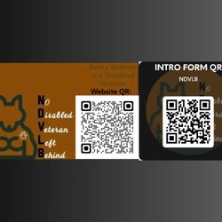 No Disabled Veteran Left Behind - QR CODE FOR WEBSITE & INTRODUCTION FORM