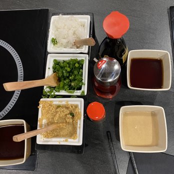 Tabu Shabu - the sauces - Japanese Near Me - Thousand Oaks, California