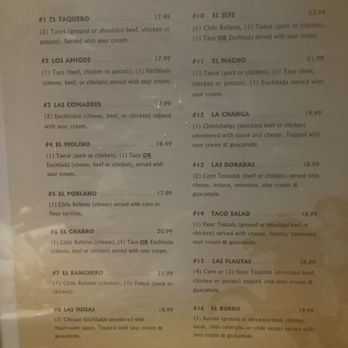 Murrieta's - Part of the menu - Mexican Near Me - Reno, Nevada Murrieta's - Part of the menu - Mexican Near Me - Reno, Nevada