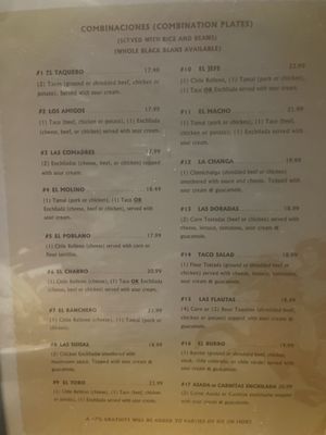 Menu photo 2 Murrieta's Reno, NV Menu photo 2 Murrieta's Reno, NV