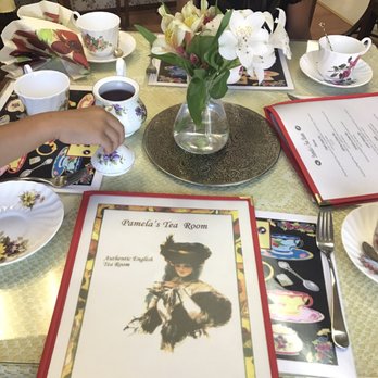 Pamela's - The menu. Old and need updated even if it had an old picture. - Tea Rooms Near Me - Huntington Beach, California Pamela's - The menu. Old and need updated even if it had an old picture. - Tea Rooms Near Me - Huntington Beach, California