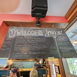 El El Frijoles - Menu board with specials - late summer 2026