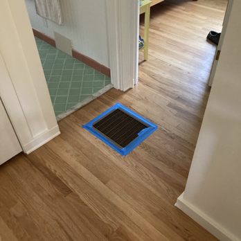 Apex Hardwood Floors - Pre floor patch, old register vent - Flooring Near Me Apex Hardwood Floors - Pre floor patch, old register vent - Flooring Near Me