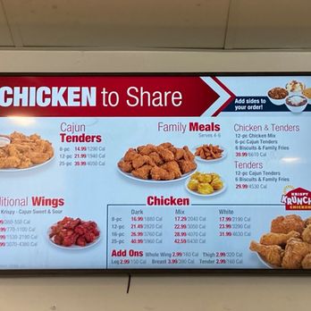 Krispy Krunchy Chicken - Menu 1 - Chicken Wings Near Me - Fremont, California Krispy Krunchy Chicken - Menu 1 - Chicken Wings Near Me - Fremont, California