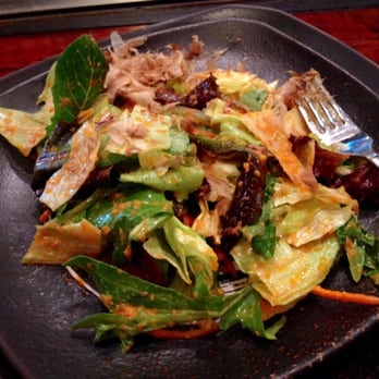 Aoki Teppanyaki - Our large freshly made salad! Included with the hibachi meal! - Sushi Bars Near Me - Miami, Florida