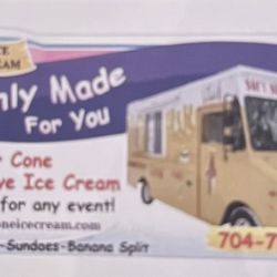 Mr. Cone Ice Cream - Business card