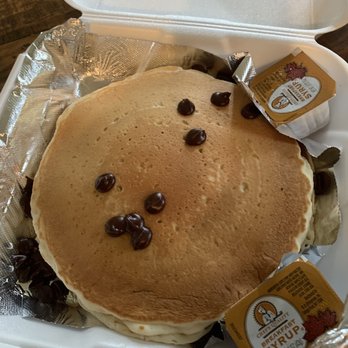 Breakfast Nook - a pancake with raisins on it - American Near Me - Mokena, Illinois