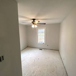 Reliable Restoration - Drywall repair, painting and a new Fan