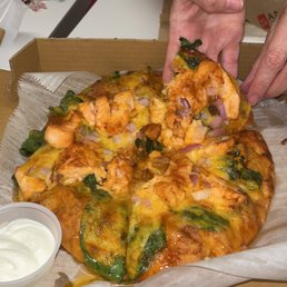 Salmon Grilled Flatbread