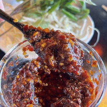 Pho Saigon Pearl - House-Made chili-oil! Delicious! By request only! - Vietnamese Near Me - Irvine, California