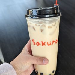 Sakura Sushi & Hibachi Grill - Jasmine milk tea
