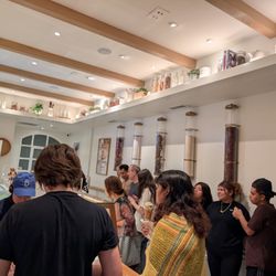 Bacio di Latte - The long line to order. Definitely worth the wait.