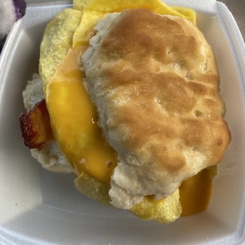 The Biscuit Barn - Bacon, egg, and cheese biscuit - Breakfast & Brunch Near Me - Crystal River, Florida
