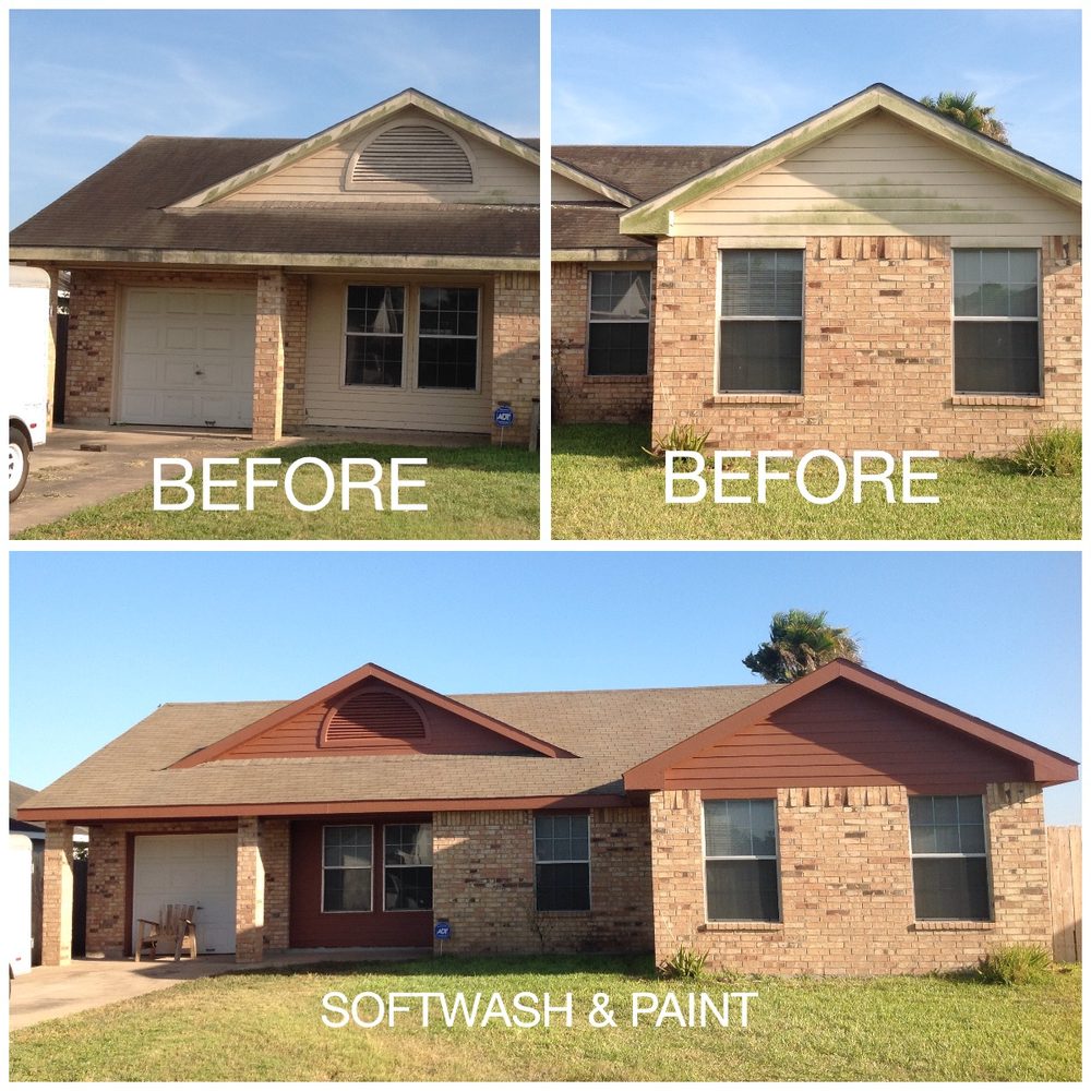 Slide of Hidalgo Roof and Exterior Softwash