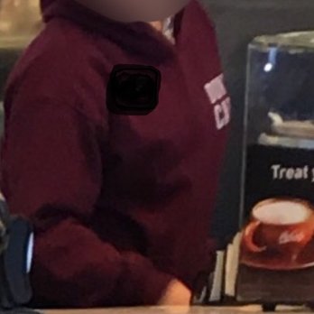 McDonald's - "Don't Care" sweatshirt.  Excellent uniform choice. - Burgers Near Me - Caldwell, Texas