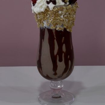 Cream Sip & Scoop - Rocky Road milkshake - Ice Cream & Frozen Yogurt Near Me - Greensboro, North Carolina Cream Sip & Scoop - Rocky Road milkshake - Ice Cream & Frozen Yogurt Near Me - Greensboro, North Carolina