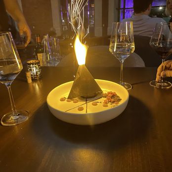 JW Marriott Cancun Resort & Spa - This is the chocolate mousse dessert. The presentation is phenomenal. - Hotels Near Me - Cancun, ROO JW Marriott Cancun Resort & Spa - This is the chocolate mousse dessert. The presentation is phenomenal. - Hotels Near Me - Cancun, ROO